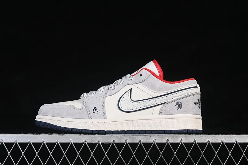 All categories Air Jordan Jordan series basketball shoes Air Jordan 1 Low High-end customized low-top sneakers Air Jordan 1 Low AJ1 Joe 1 horse-shaped relief High-end customized low-top retro basketball shoes JY6988-136